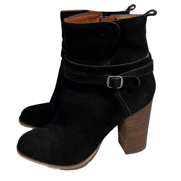 bin 3c Lucky Women's Lk-Latonya Boot Leather size 6.5 worn once - Picture 2 of 9